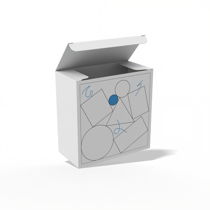 Design Custom 4"x2"x4" Cross Tuck Boxes Online | PrintLab by WEC | Open Box