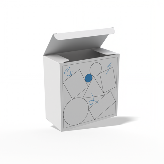 Design Custom 4"x2"x4" Cross Tuck Boxes Online | PrintLab by WEC | Open Box