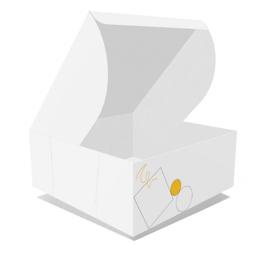 Design Custom 10"x10"x3" (18pt) Flip Top Boxes Online | PrintLab by WEC | Open Box