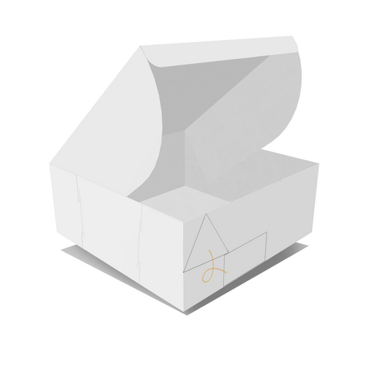 Design Custom 10"x10"x4" Flip Top Boxes Online | PrintLab by WEC | Open Box