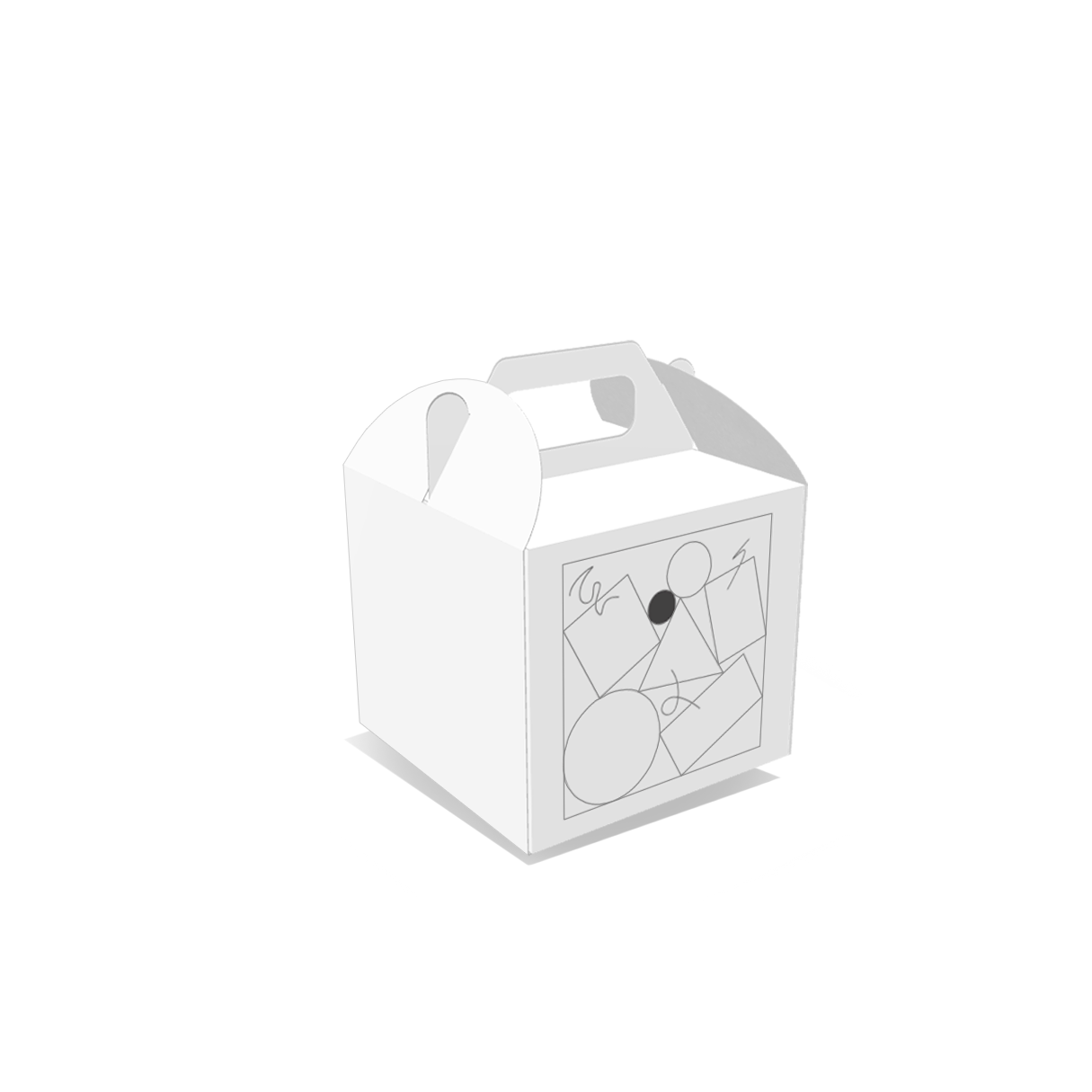 Design Personalized 4"x3"x3" Gable Boxes Online | PrintLab by WEC | Closed Box