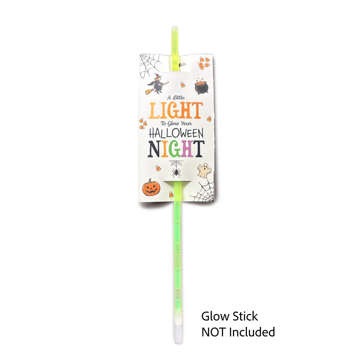 Halloween Glow Stick Cards