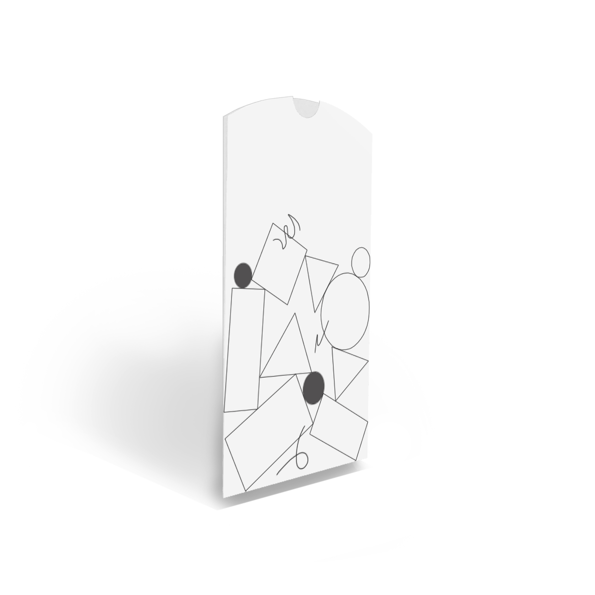 Design Custom 4"x6"x1" Pillow Boxes Online | PrintLab by WEC | Open Box