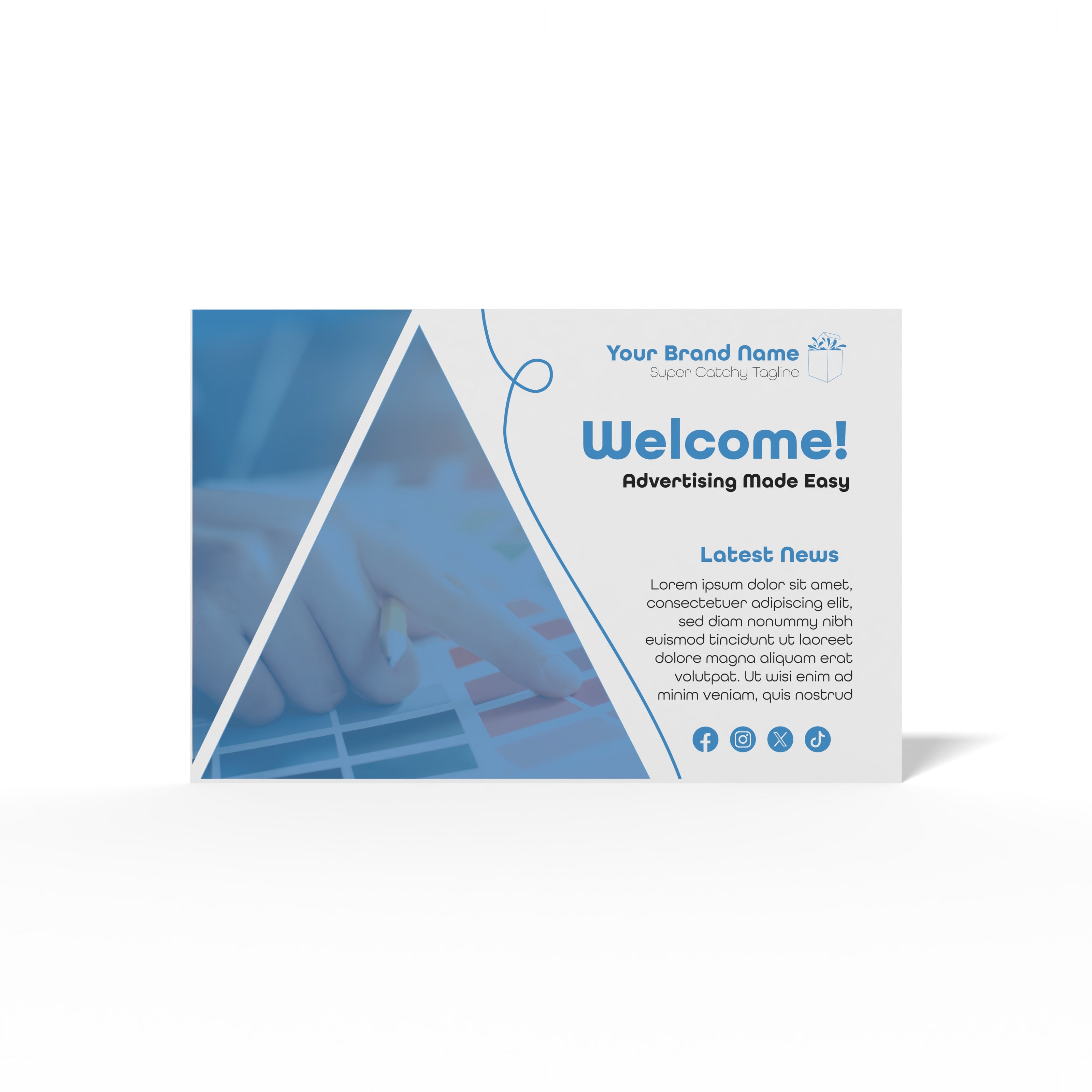 Design Custom Postcards 4"x6" (18pt) Online | PrintLab by WEC |Back